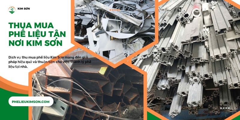 Kim Sơn không chỉ thu mua phế liệu mà còn hỗ trợ bạn bán phế liệu một cách thuận tiện nhất