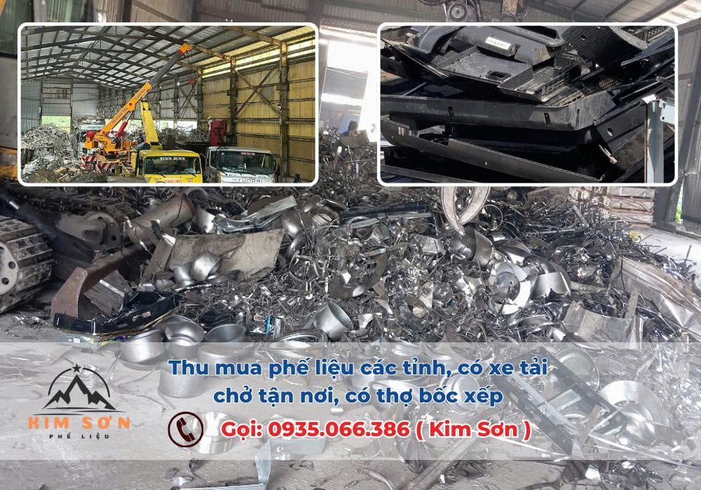 Công ty thu mua phế liệu tại chợ Hưng Long, huyện Bình Chánh